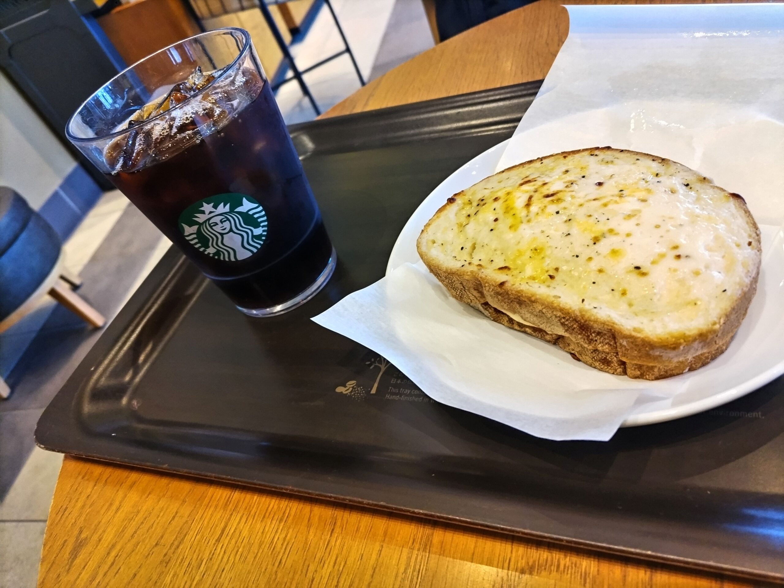 スタバ「クロックムッシュ」